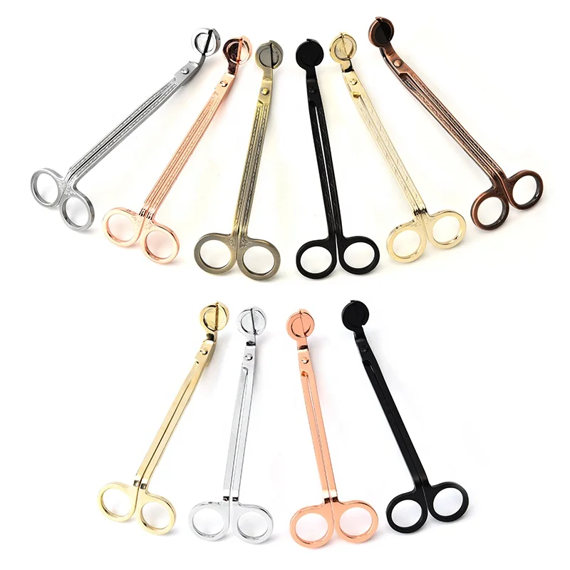 Luxury Candle Tool  Wick Trimmer  Candle Care kit set Stainless Steel wick trimmer set