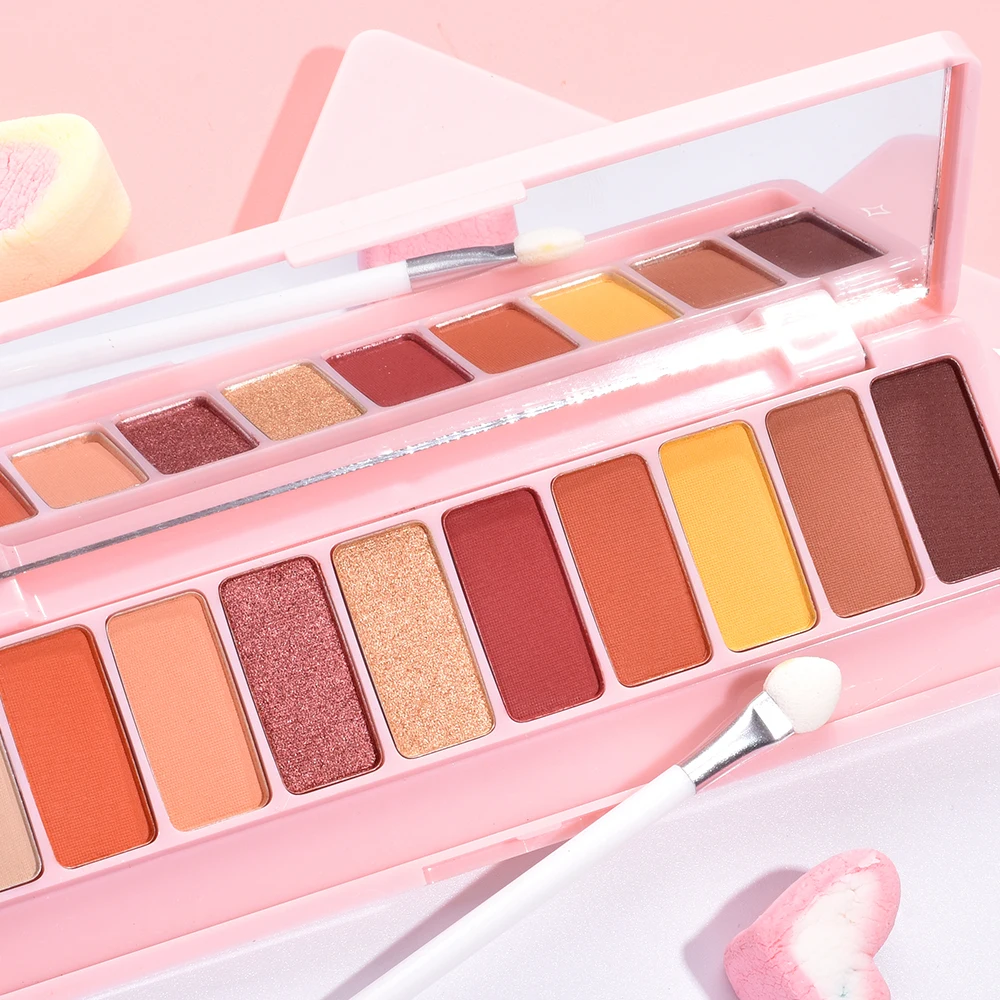 10 Colors Eye Shadow Professional Makeup Shimmer Matte Glitter eye shadow pallet palette Private Label