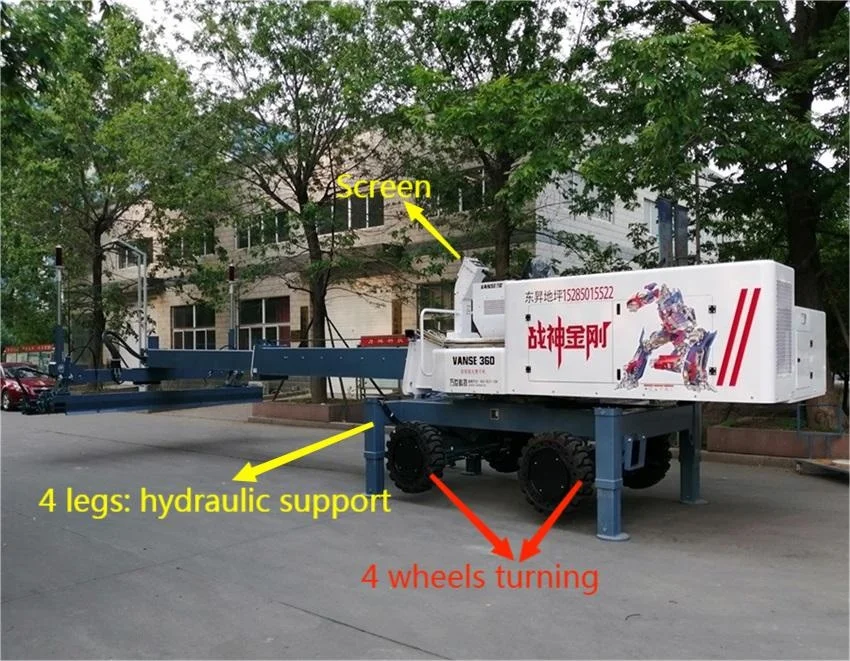 Бетон бум Тип лазерная стяжка пола машина бетона делая машину
