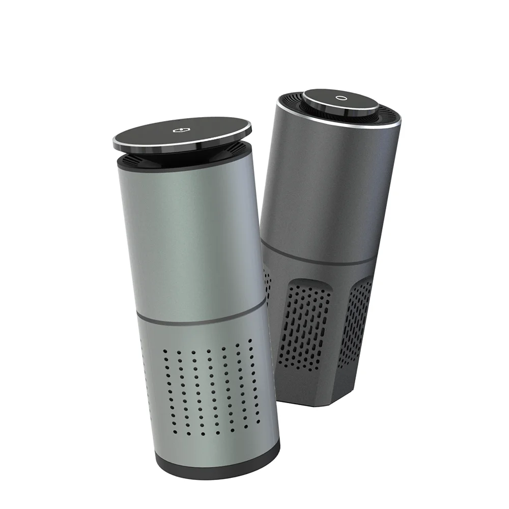 OEM ODM умный портативный многофункциональный PM 2 5 USB заряжаемый ионизатор отрицательных ионов мини Hepa UVC автомобильный очиститель
