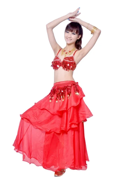 Bestdance Belly Dance Tango Samba Carnival Gypsy Skirt Outfit Set Bollywood Fancy Costumes
