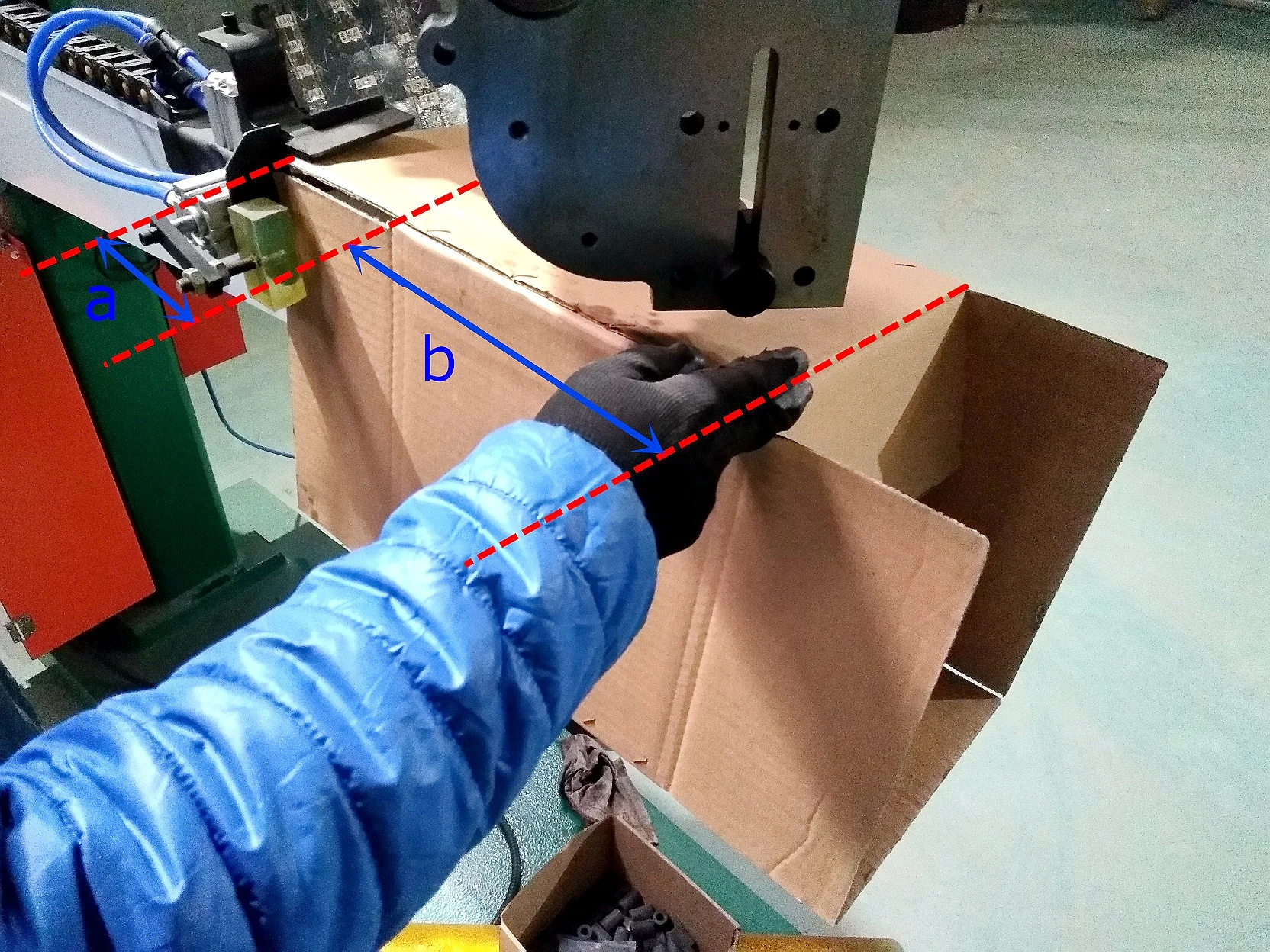 carton box stapler stitching machine