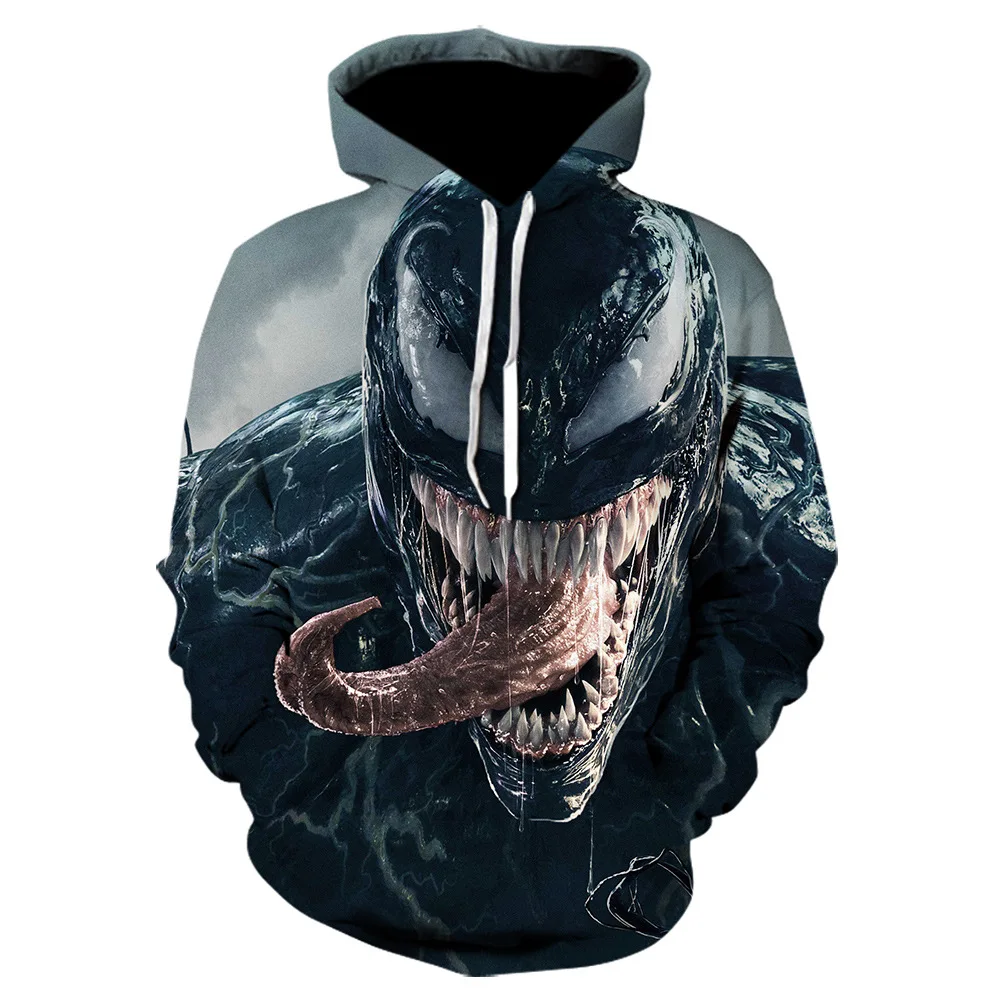 2022 Hot-Sale Pretty Fashionable Venom Sweatershirt 3D Full Print Men Wear Hoodies 3d Print Hoodies For Men