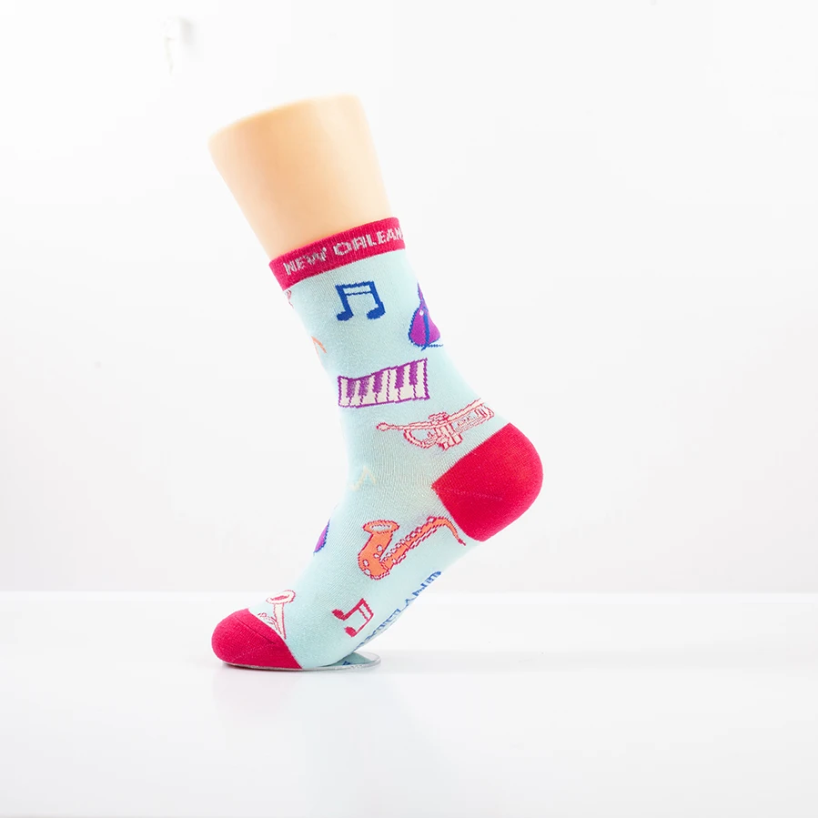 Top quality men fashion socks crazy unisex socks logo wholesale