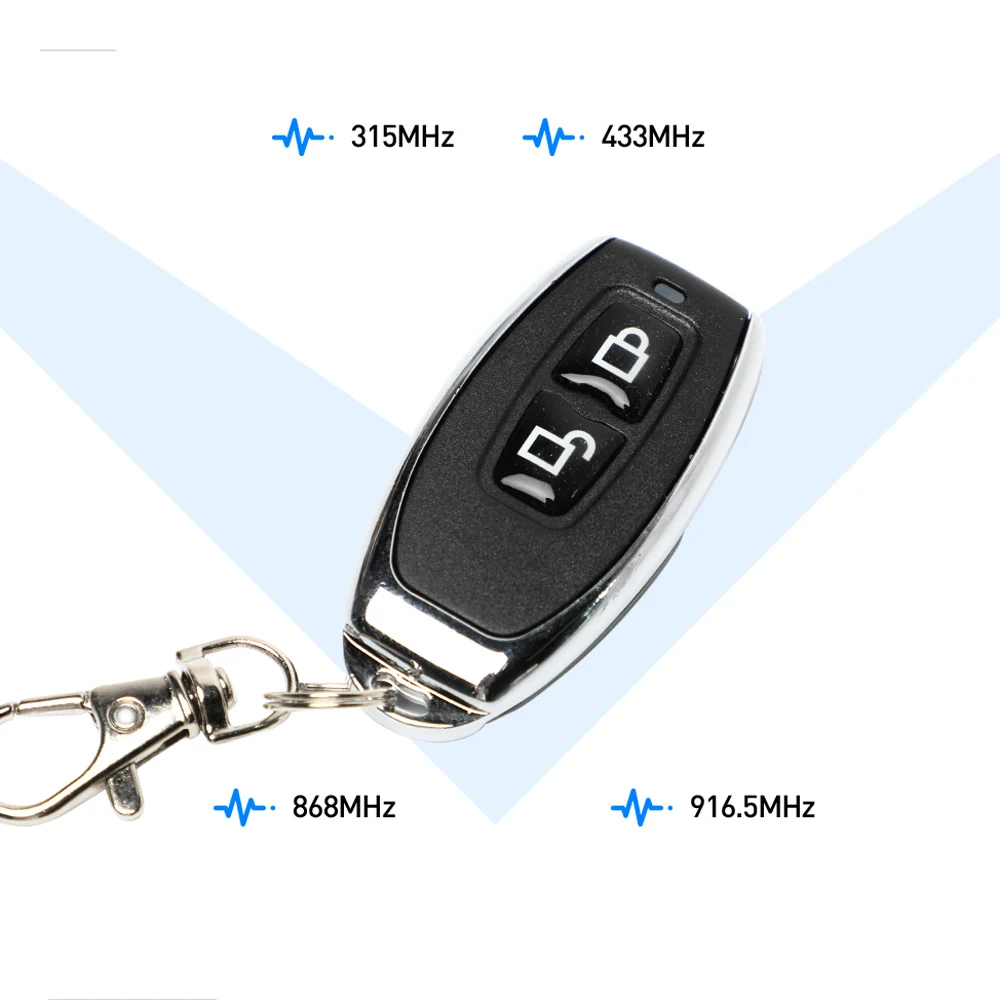 wireless rf remote control for 315/433mhz  learning code