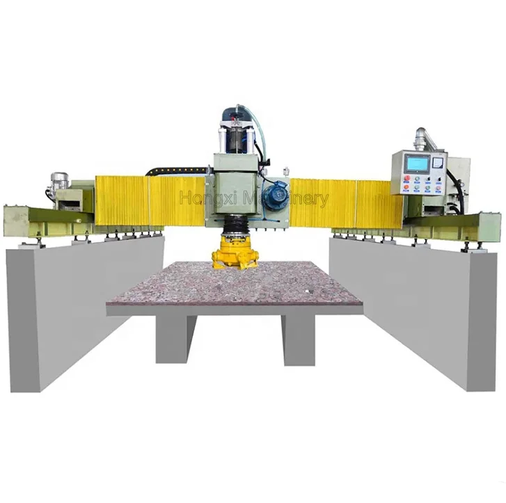 High Efficient Single Head Bridge Stone Marble Slabs Polishing Machine