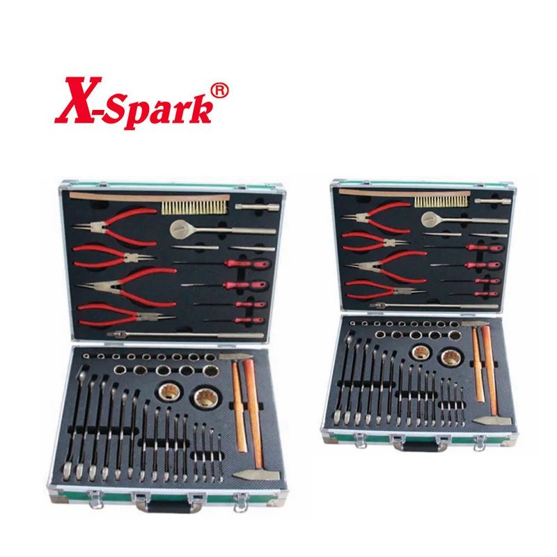 X-SPARK Non Magnetic No spark explosion-proof Tool Set-68pcs