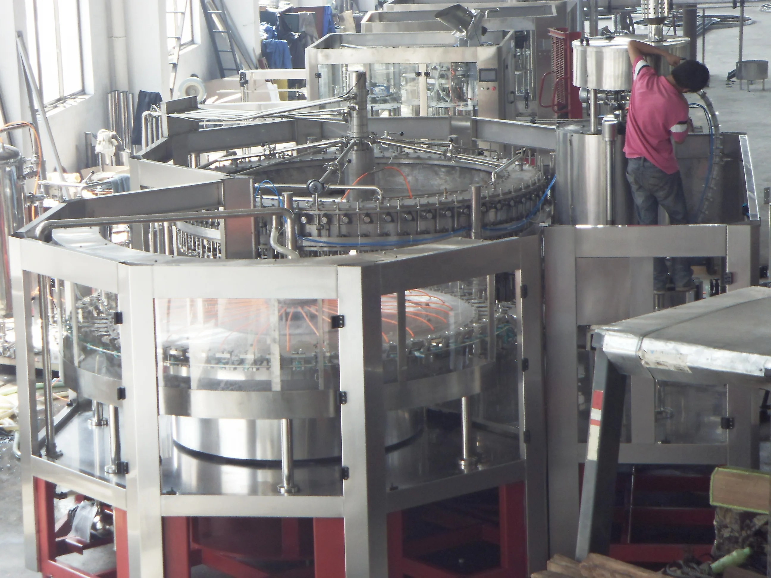 Automatic 3-in-1 Bottled Pepsi Cola Making Machine manufacture