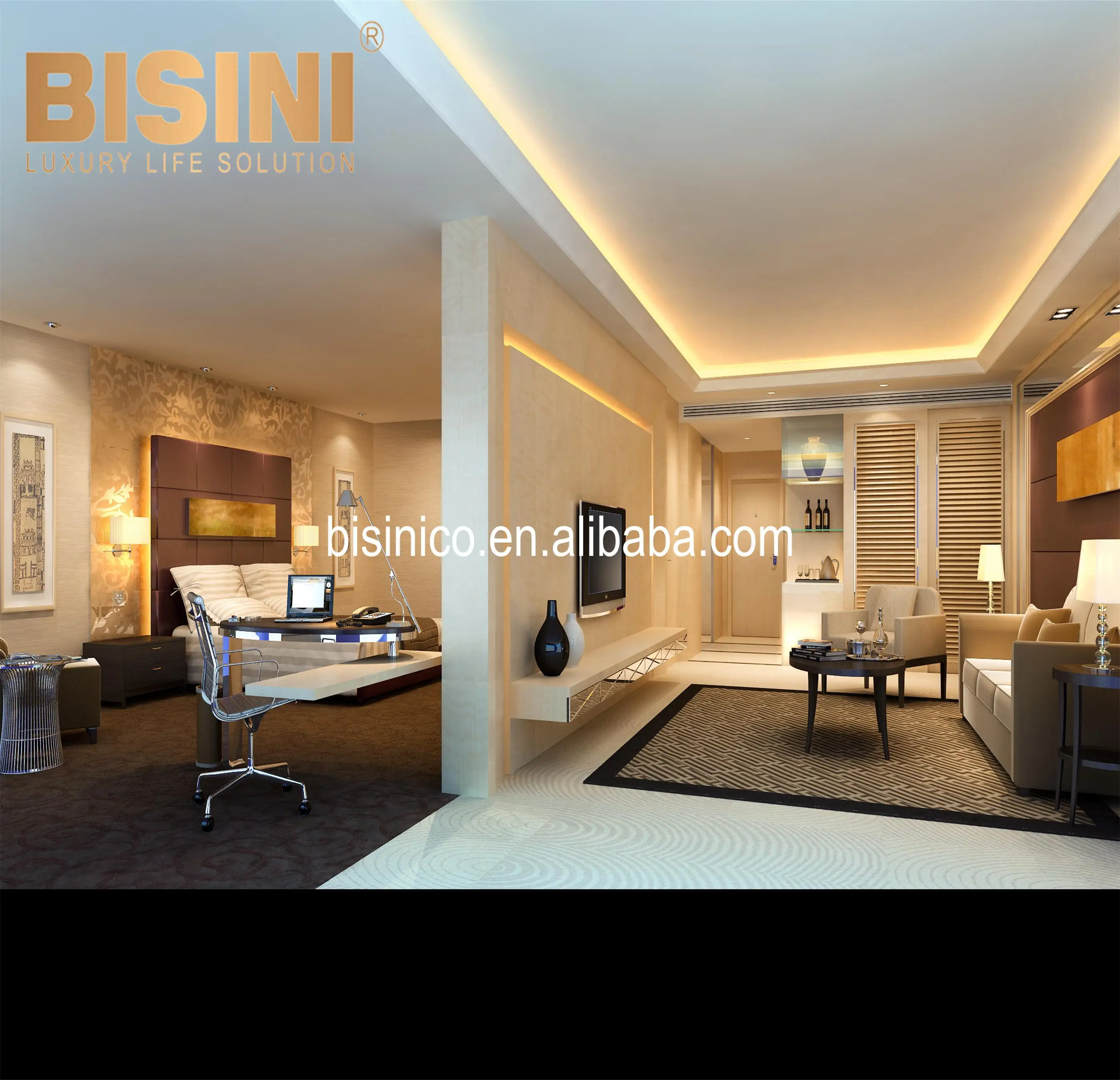 3D Architectural Rendering For Hotel And Private Villa Project
