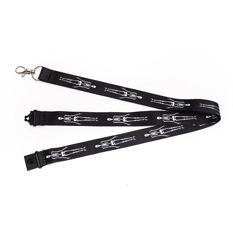 Lanyard manufacturer custom screen printing lanyard sublimation rainbow colors printing neck lanyard with logo