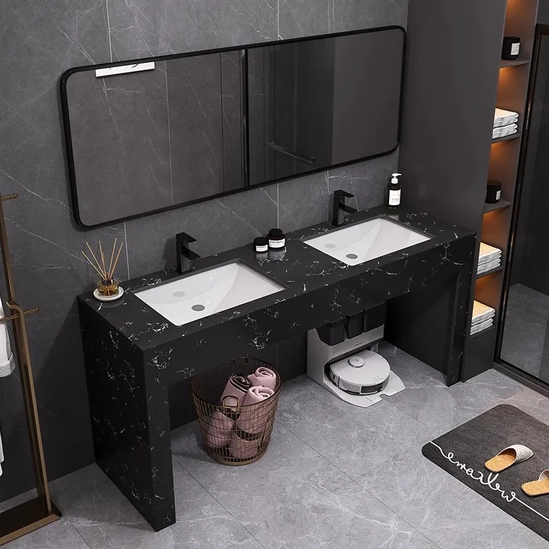 Modern simple natural marble high-end atmospheric hand washing toilet washbasin floor basin light luxury