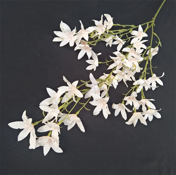 Z1475 Fast Delivery Yellow Artificial Oncidium Orchid Plant Flowers