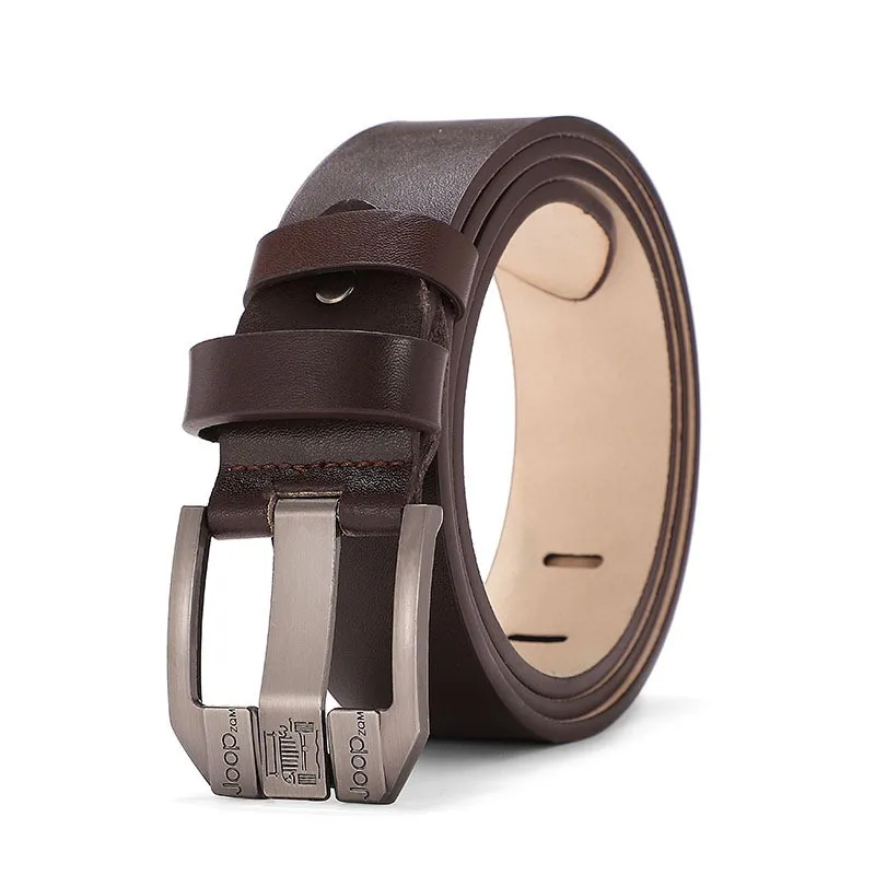 Высокомодный мужской деловой классический и ретро кожаный мужской ремень с пряжкой