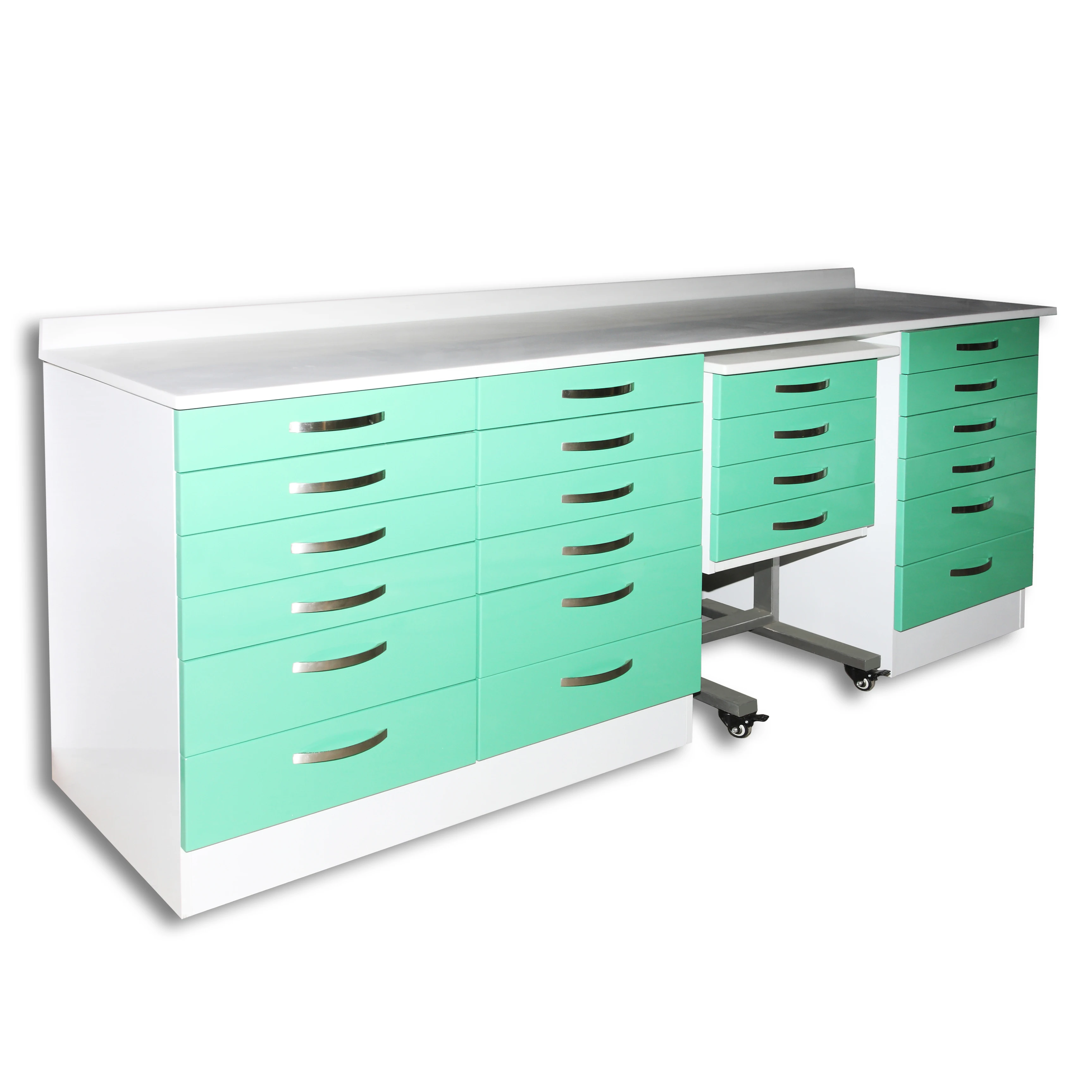 Full Furniture Metal Material Design Modern Equipments Modular Clinic Furniture Dental Wall Medecine Cabinets With Drawers