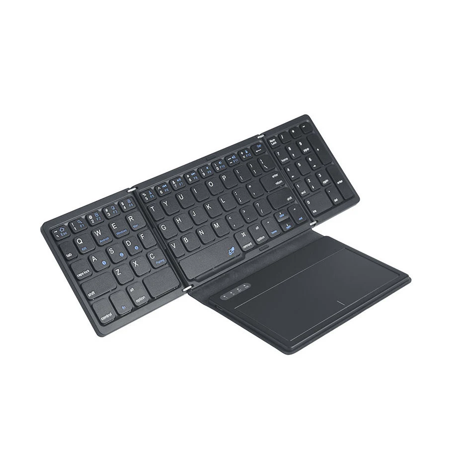 2023 folding BT 84-key keyboard with holder scissor structure 84-key keyboards Mini Wireless 84-key keyboard for laptop pc