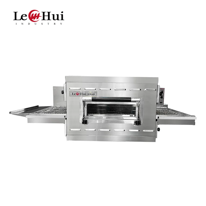 Automatic Pizza Making Machine Continuous Tunnel Pizza Oven Portable Conveyor Belt Pizza Oven Digital Display For Pizzerias