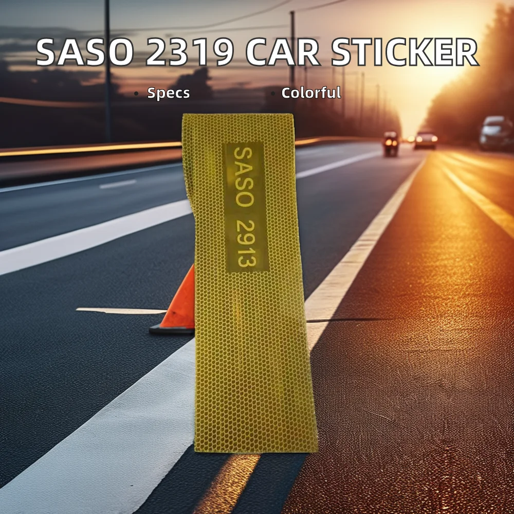4 inch saso certificate saudi arabia reflective car sticker