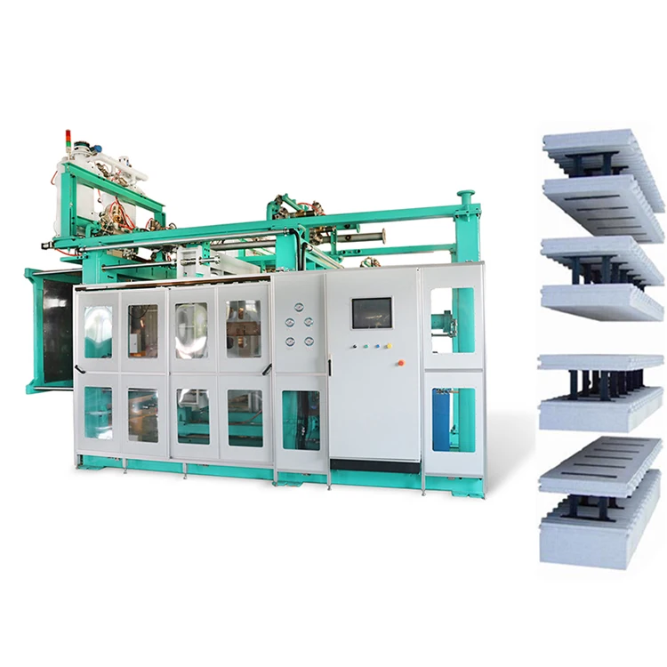 Factory Supply Automatic Eps Icf Insulated Concrete Forms Shape Moulding Machine With Vacuum