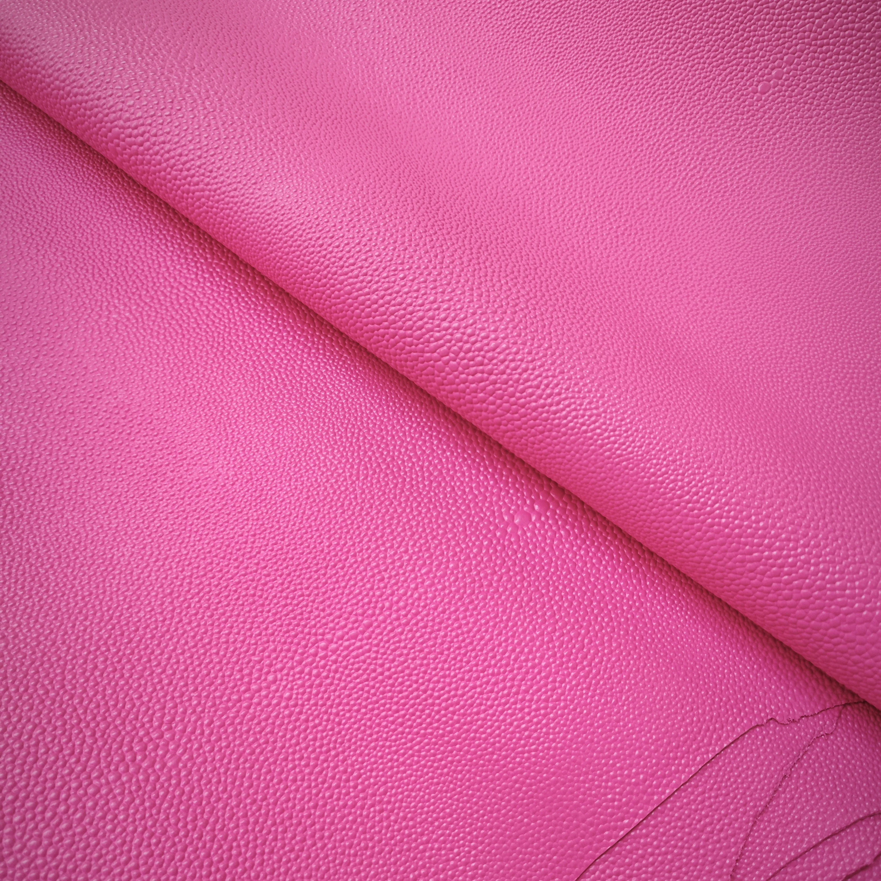 Pink stingray embossing sheepskin genuine sheep garment leather material
