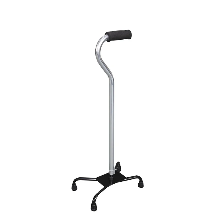 Height Adjustable  Aluminum Quad cane