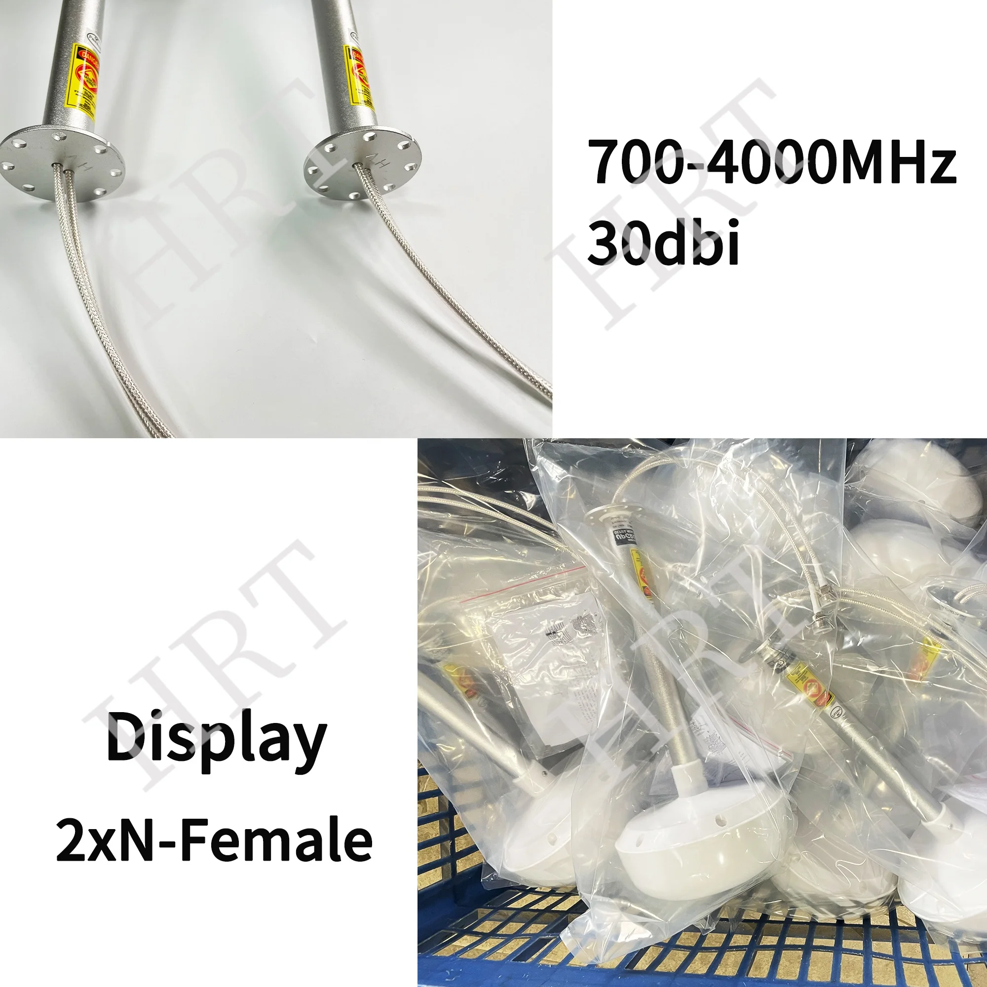 5G Outdoor Antenna 700-4000mhz 30dbi MIMO parabolic grid communication Antenna for GSM  CDMA 2G 3G Cell Phone Signal Repeater