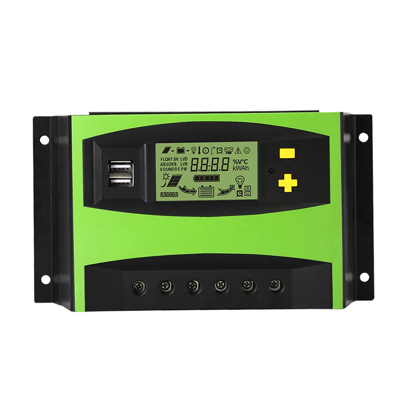 lithium battery solar charge controller 12V 24V 48V 30A 40A 50A 60A PWM lighting photovoltaic panel charging controller