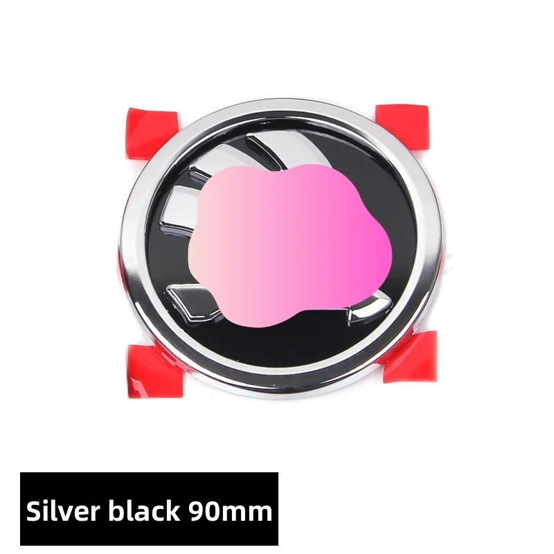 New Modification 90mm 80mm Front Rear Emblem Badge Car Logo Stickers Emblem