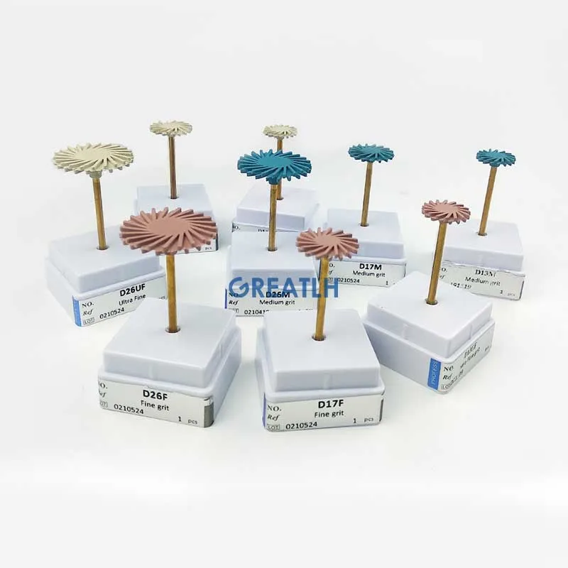 Высокое качество стоматологической ra композитная полировки и отделки спираль колесной базой Стоматологическая Композитный резиновые алмазные полировочные боры