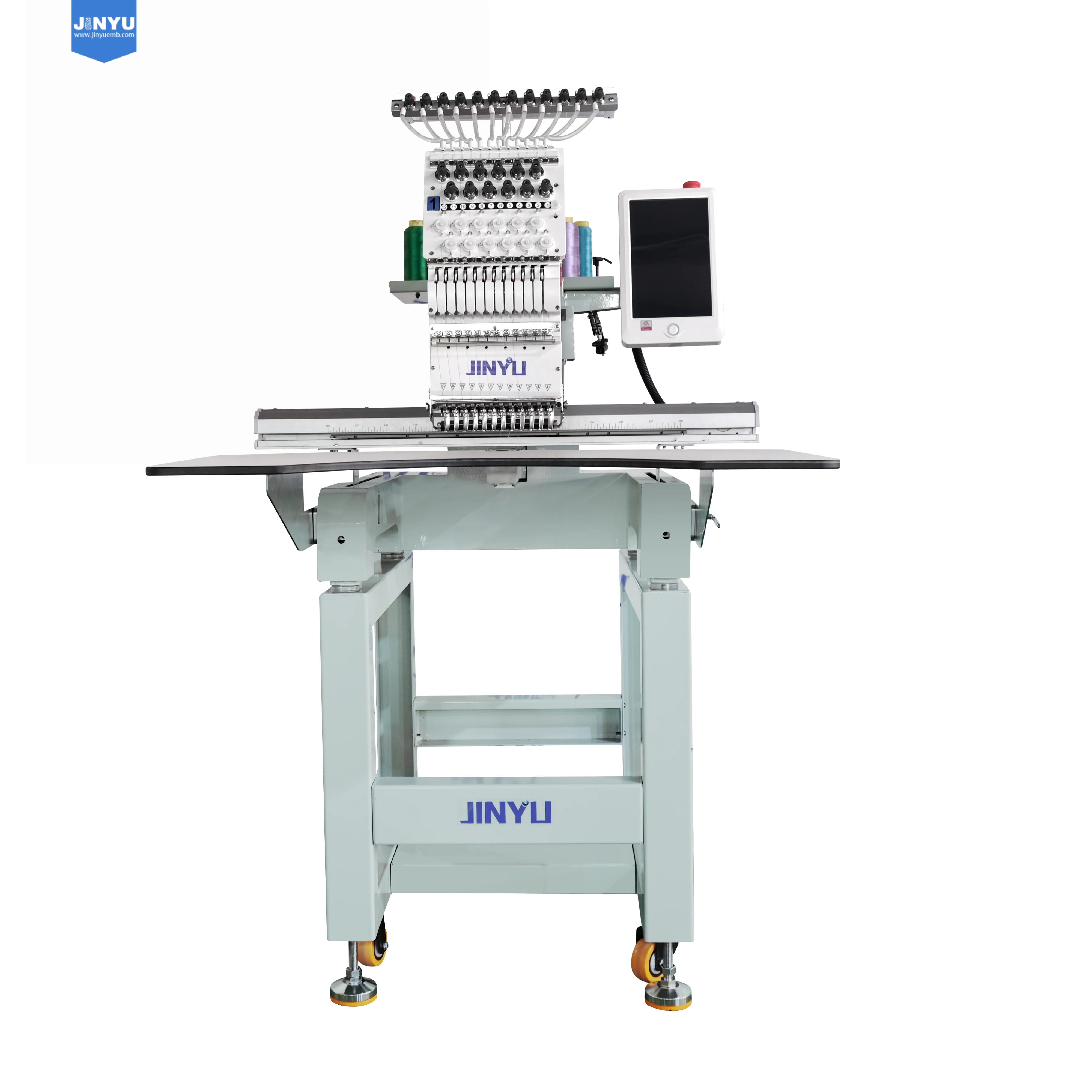 JINYU Automatic High Quality Fast Shipping One Head Sewing Embroidery Machine With Professional Engineer After-Sales Service