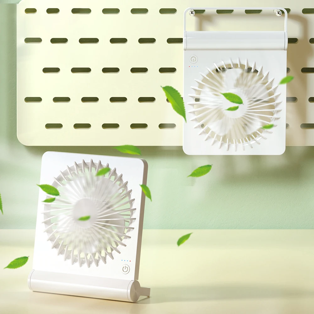 usb rechargeable portable handheld fan pocket desktop fan small wall ceiling hanging fan