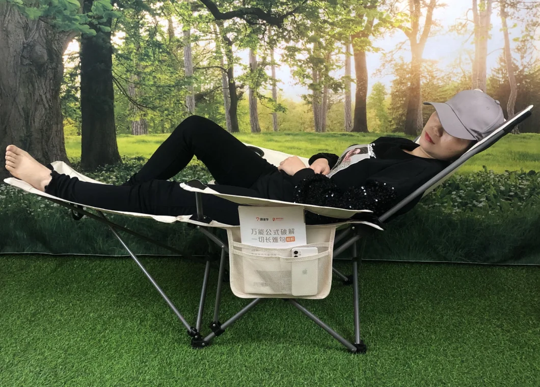 Portable Folding Chair  Light Weight Outdoor Leisure Portable Camping Beach Chair with Carrying Bag