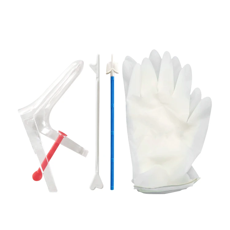factory sell medical gynecological kit including cervical brush vaginal speculum disposable gynecological set