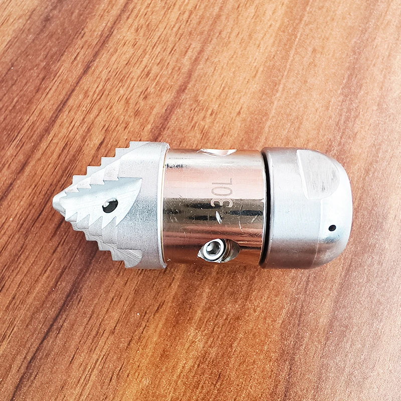 LC Best stainless steel rotary nozzles for pipe cleaning and dredging drain spray nozzles for sewer pipe cleaning