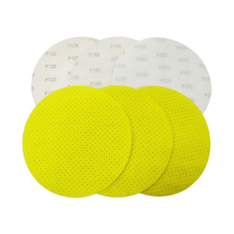 Factory Direct Sell 9 Inch Dry Wall Sandpaper Gold Multihole Hook & Loop Sanding Disc