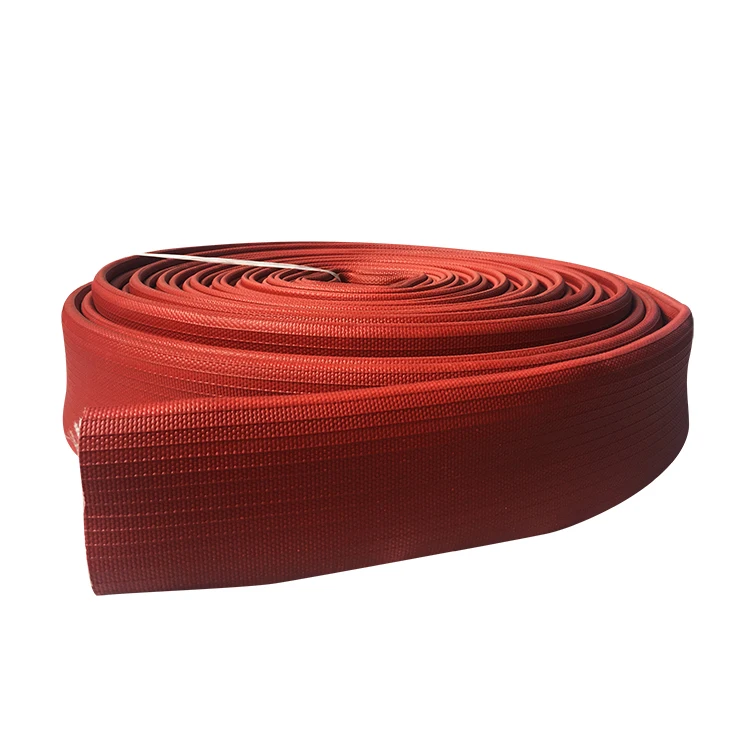 Fire equipment extinguisher used double side rubber fire hose