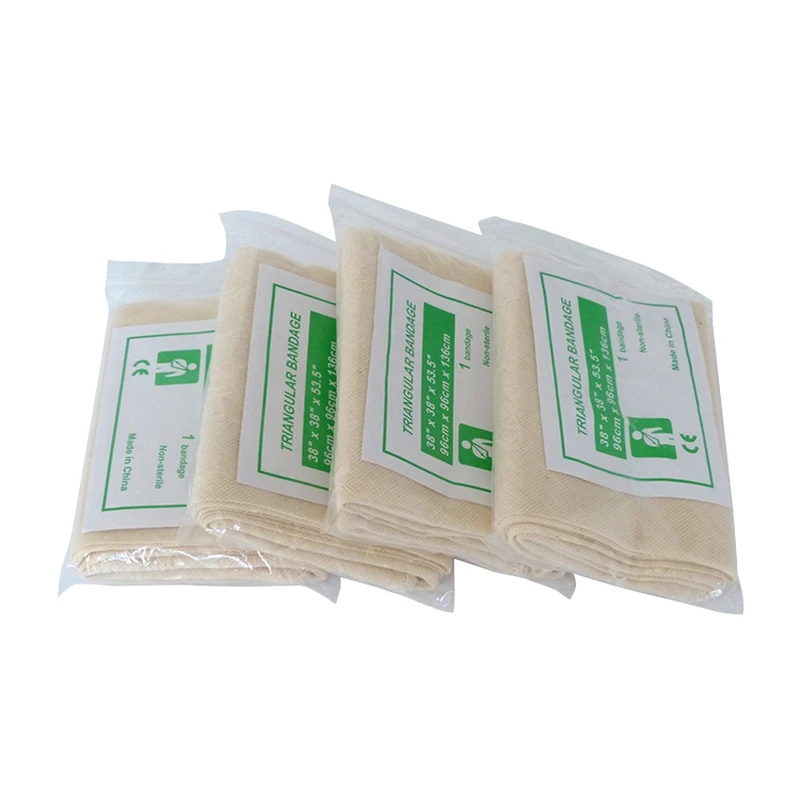 TRIANGULAR triangle sling swathe dressing non woven cotton gauze arm shoulder first aid emergency control bleeding CE BANDAGE