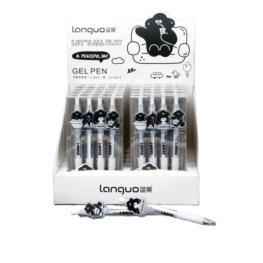 Creative Gel Pens Bulk Languo Mijiu Collection Black Gel Pen Set