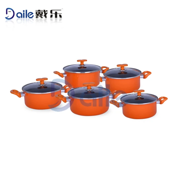 Factory direct wholesale cheap cooking cast iron non-stick enamelware casserole pot