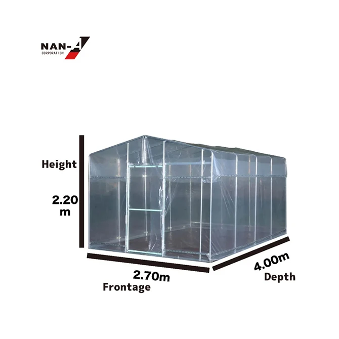 Large diameter pipes solidly assembled film greenhouse garden plastic