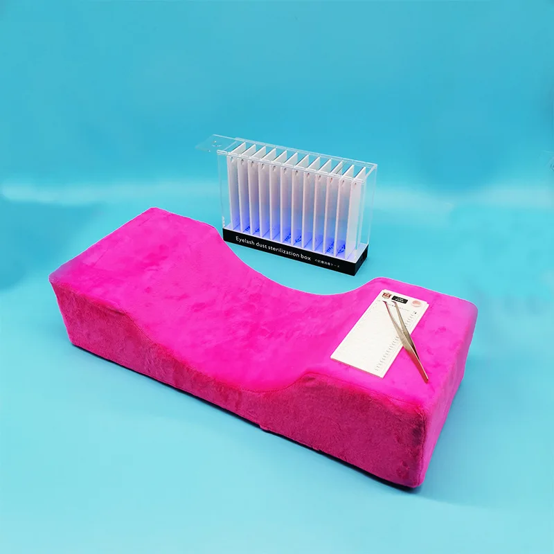 New Headrest Cosmetic Adjustable Neck Head Positioning Eyelash Extension Lash Pillow Light Memory Foam Extension Lash Pillow