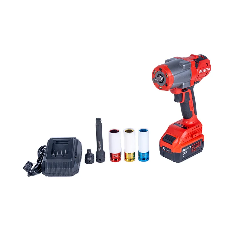 Electric Drill Impact Wrench Ratchet Wrench 3-in-1 Brushless Lithium Battery Tool Set Plastic Box Industrial Household 1 Set 20v