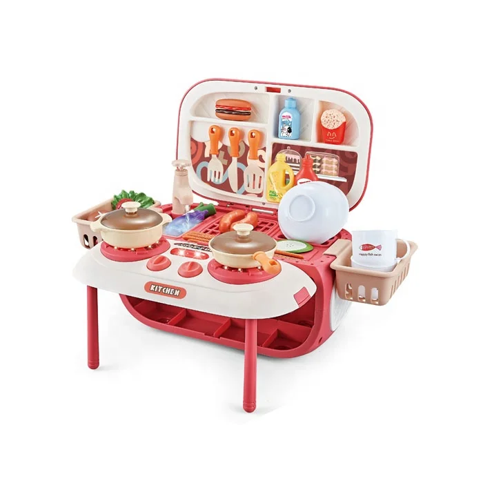 Hot selling Pretend Play Kitchen Toys For Kids Audio Shape With Microphone