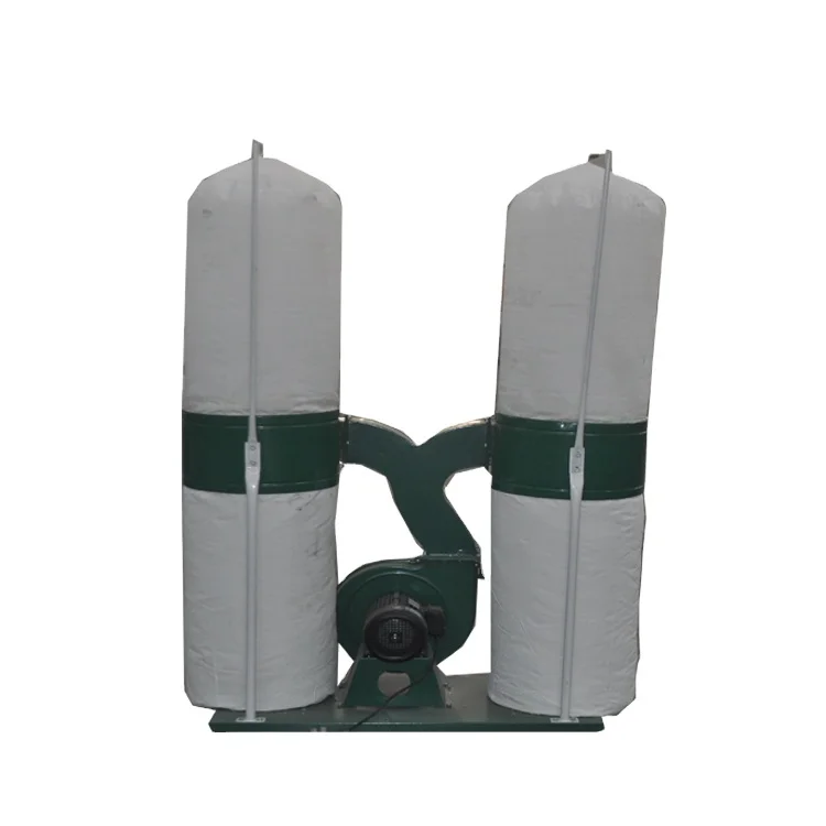 2.2Kw 3Kw woodworking dust extractor  with double bags