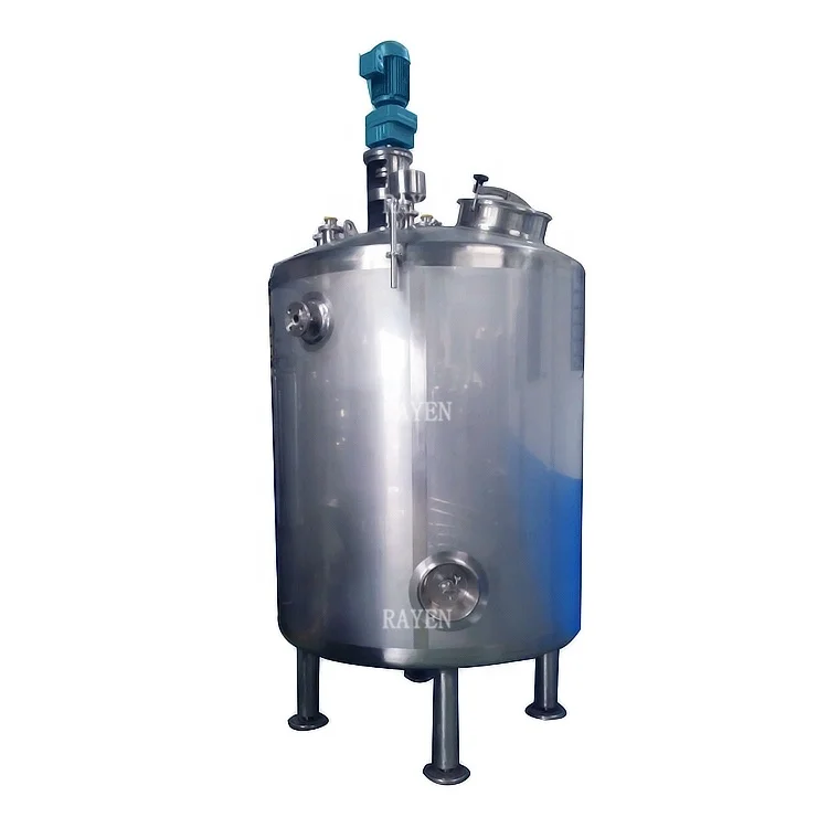 Stainless steel reactor Chemical Industrial bio-reaction mixer mixing fermentation vessel chemical 500L reactor