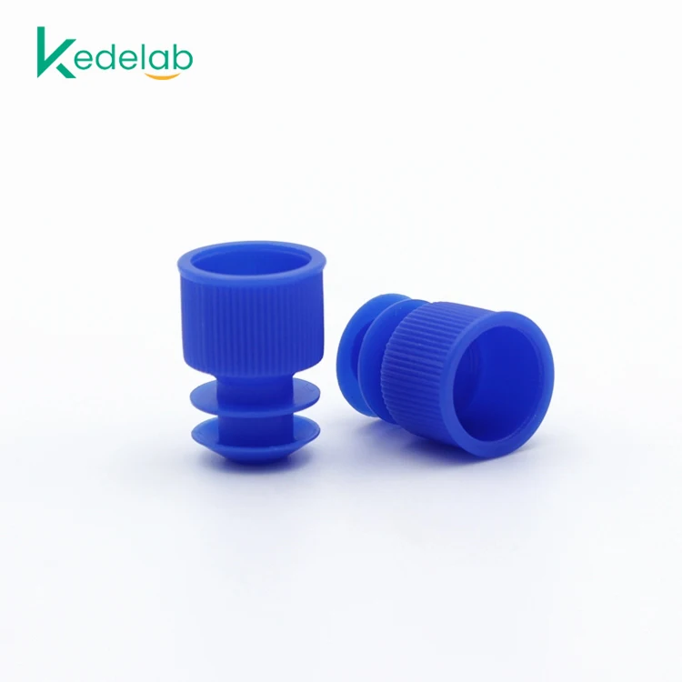 Various Color Test Tube Stopper Flange Type PP Stopper 16mm Test Tube