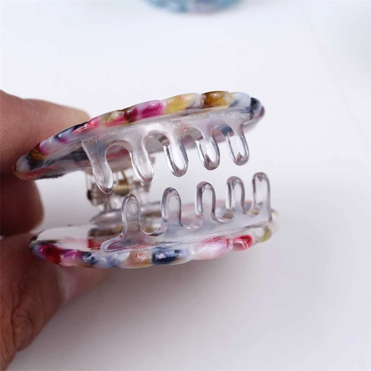 Hot Sale New Acetate Hair Claw Cute Mini Seashells Hair Clip Sweet Hair Accessories For Women