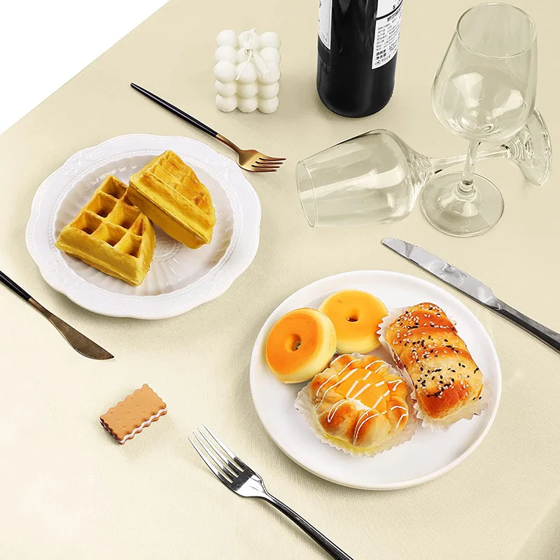 Factory Direct Sale Rectangle Conference Hotel Wedding Tablecloth Stain Table Cloth For Wedding Party Banquet Decoration