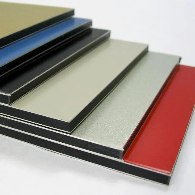 3mm 4mm Exterior wall cladding panel PVDF Coating aluminum composite  ACP