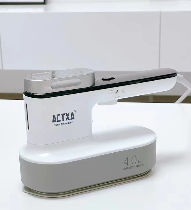 Support Samples New 4 Bar Pressurize Standing Garment Steamer iron With Foldable ironing board