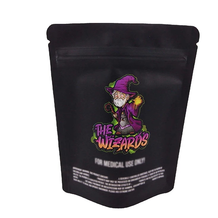 2021 Hot Sale Custom Mylar Bag Skittles  Printed New Material Soft Touch 3.5 Gram Smell Proof Stand Up Zip lock Pouch